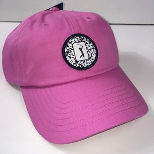 Women’s pink PGA classic cap hat one size fit